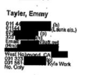 Emmy Tayler shows up in the flight logs plenty but if according to Epstein pilot David Rodgers depo, her name also shows up not just as Emmy or Emmy Tayer, but also as "ET" in the logs which if that's the case, she would be on his flights over 100+ times.