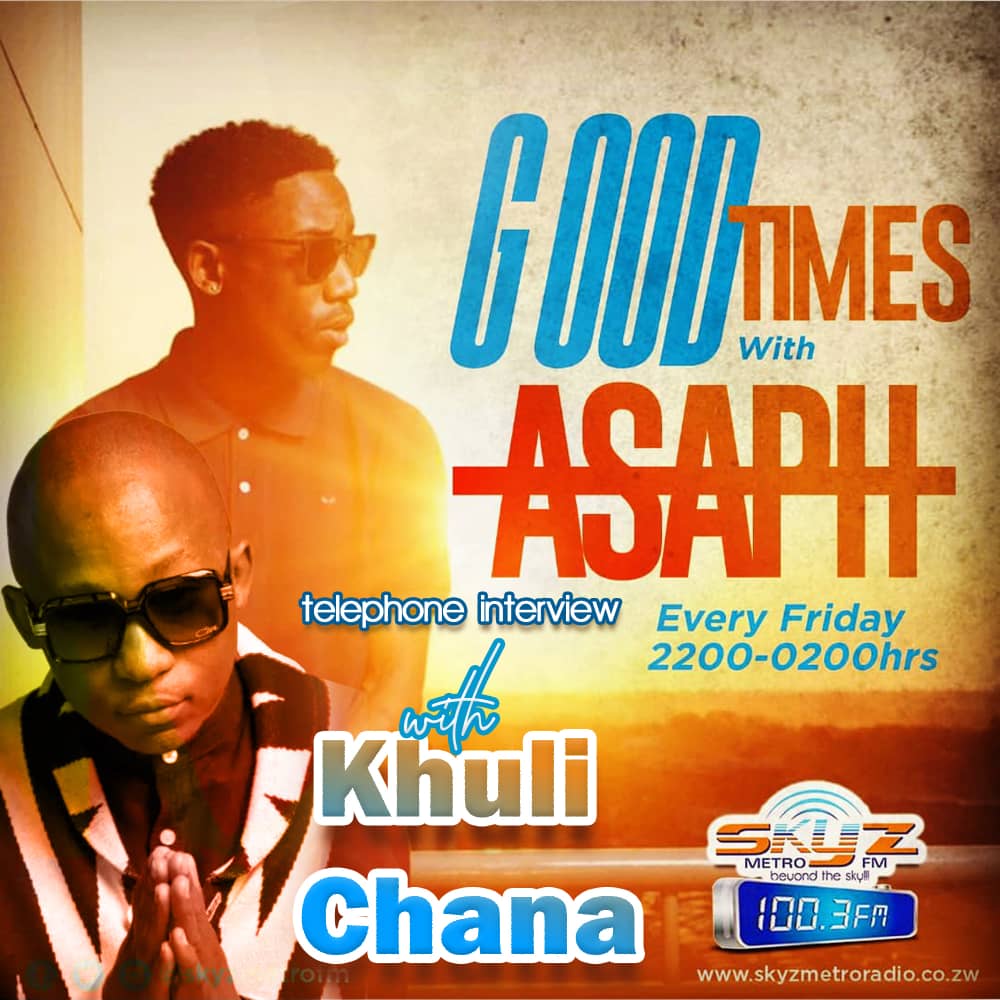 SkyzMetroFM's tweet photo. Its time for #GoodTimesFriday with your boy @TheBoyAsaph. Catch the telephone interview with @KhuliChana
#BeyondTheSky
#Esabantu https://t.co/ksNeVUYe53