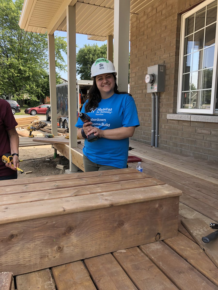 Chrissy_Walker_'s tweet photo. Thanks Everyone for attending the @HabitatHamilton Build Day sponsored by @GenworthCanada.  

Thank you Nancy Campbell &amp; Tina Ferrari, representing @MeridianCU 

Dave Muirhead, PFP, CIM representing @PenFinancial 

And The Costa Group Mortgages Team!  

You all look great sweaty! https://t.co/KNgzmSLOSo