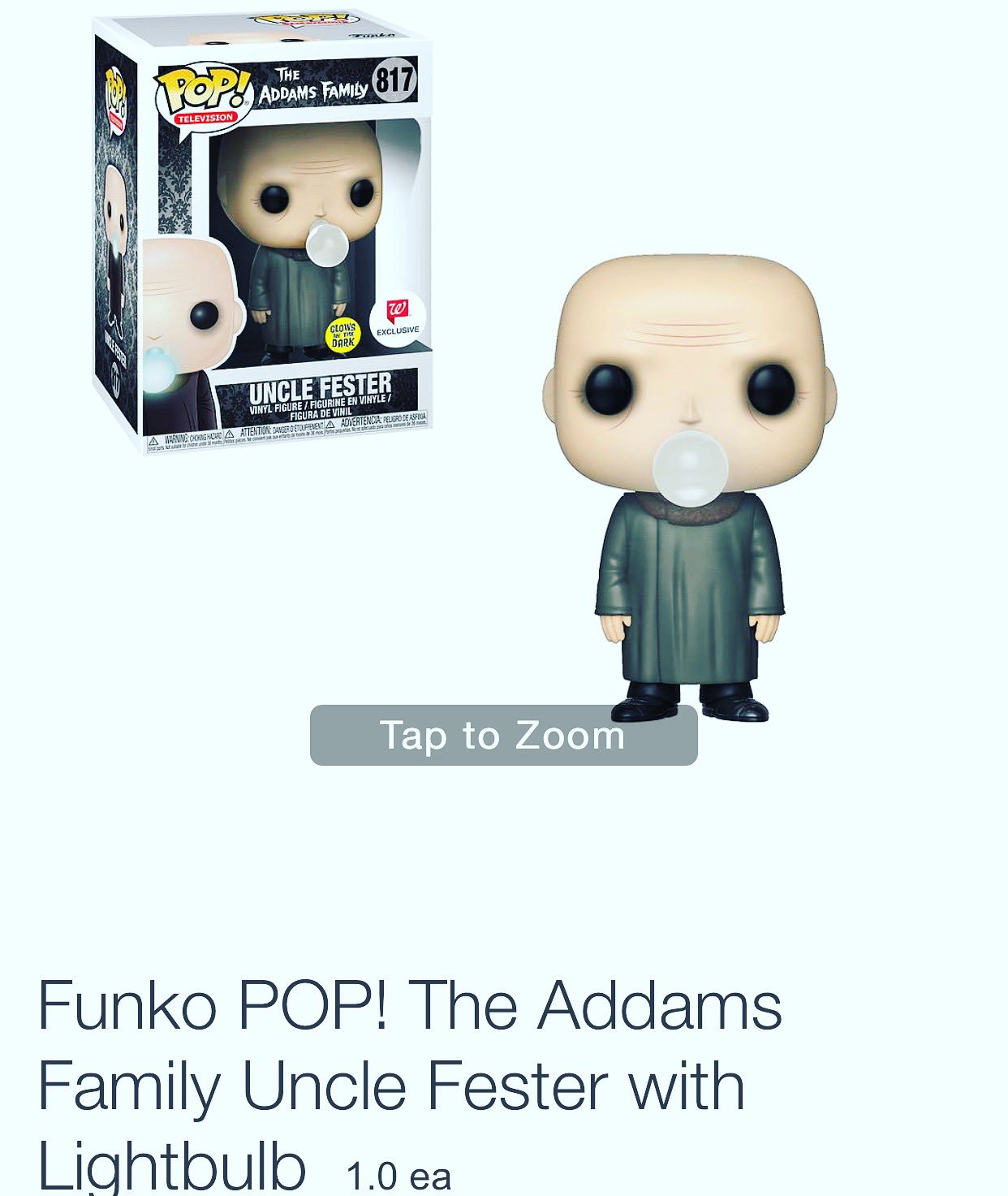 uncle fester funko pop walgreens