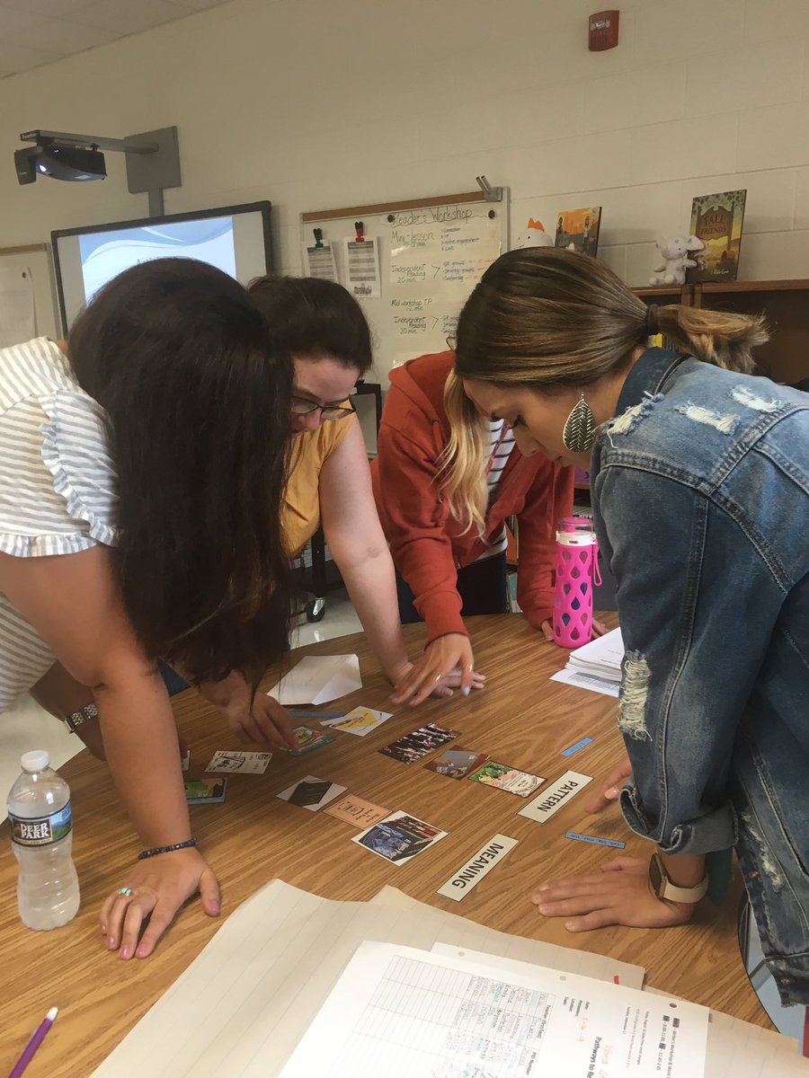 GesserReads's tweet photo. Kicking off year 2 #Pathways training with a deep dive into understanding Word Study!  Such engaged learners 🙌 @MadisonsTrust16 #mtes https://t.co/Q2KpS9WnO4