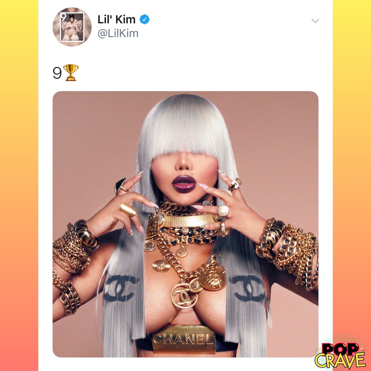 .@LilKim unveils artwork for upcoming new album, '9' .