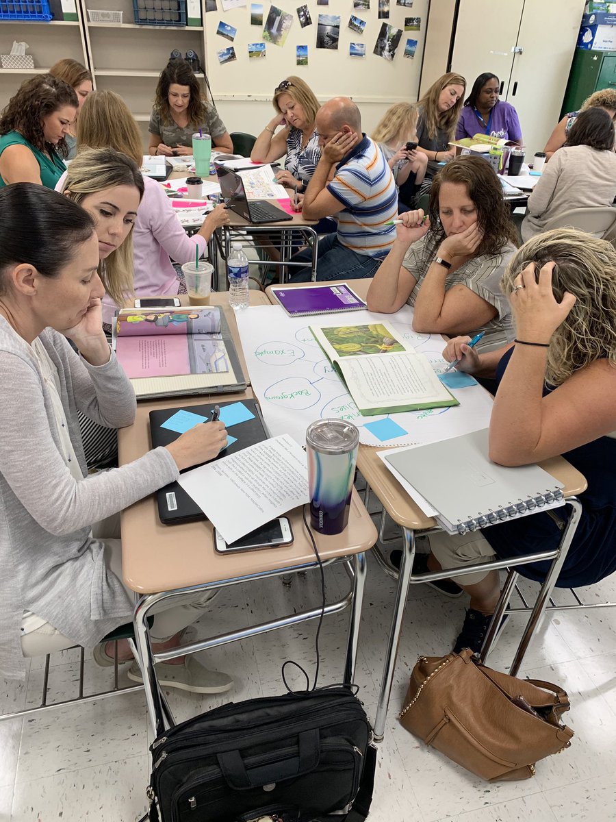 kbunn81's tweet photo. A few pictures of our BCS teachers hard at work during our Tiered Vocabulary PD yesterday! @brunscoschools https://t.co/NYLD2rrJdA