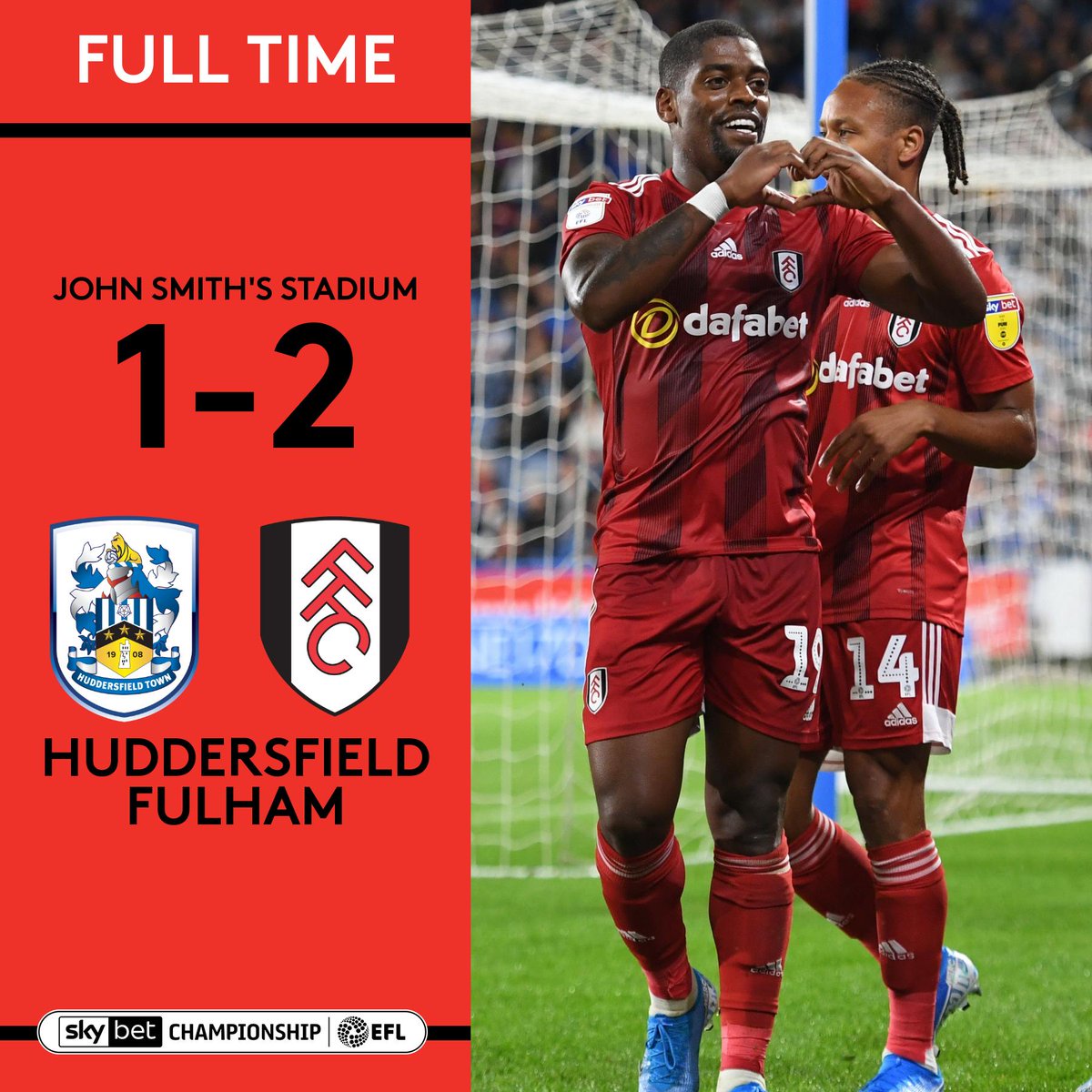 FulhamFC's tweet photo. A @Ivancavaleiro17 special wins it for us!

Love Friday night football! ❤️

#HUDFUL https://t.co/kBBSMhzMAV