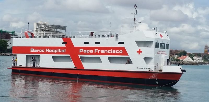 MPTrabalho's tweet photo. Amanhã (17), será inaugurado, em Belém (PA), o barco-hospital “Papa Francisco, para atendimento médico de comunidades #ribeirinhas do #BaixoAmazonas. O barco-hospital foi construído com recursos destinados pelo MPT em acordo com a Shell e a Basf
💻https://t.co/oyN3uen7uU https://t.co/Ty2C3meEJN