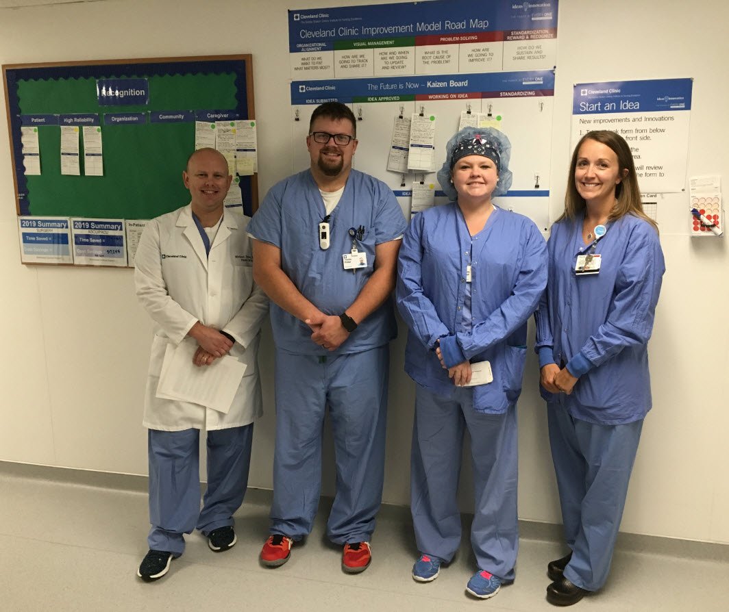 KevinGazley's tweet photo. Medina Hospital: OR and PACU share their model area progress with Medina's directors during their gemba.  During the gemba, a caregiver told us he feels that has a voice in the process now. #theCCIM @LisaYerianMD @NateHurle @AskDrShew @eric_holizna @FettoJulie https://t.co/JaR9nx3iIp
