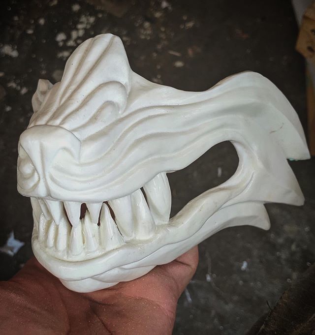 persepheris's tweet photo. Casting ready for primer and paint! 🦊 #mask #kitsune #fox #loj #labyrinthofjareth #labyrinth #labyrinthmasquerade #cosplay #costume #paint #snoot https://t.co/pcbwv9Zier
