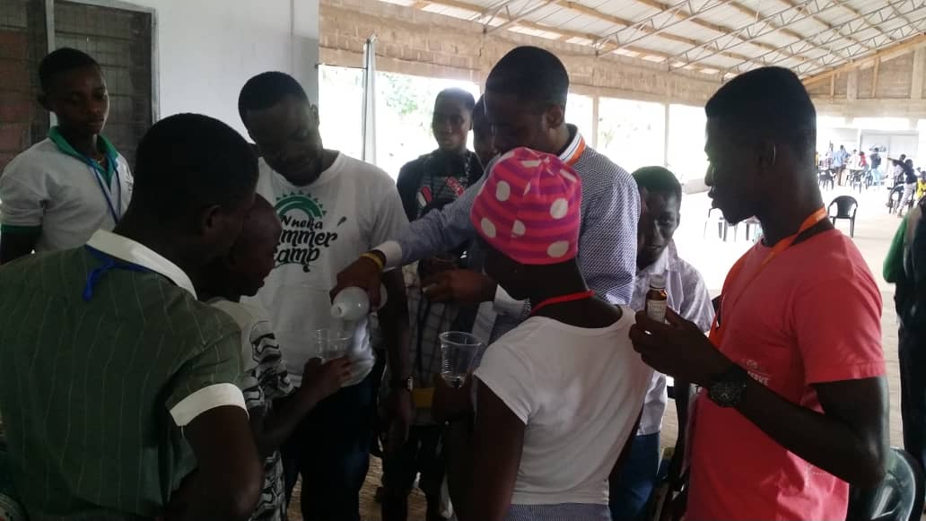 GLabNetwork's tweet photo. This week we were at #NnekaSummerCamp organised by @youth_nneka. We engaged learners from the #VoltaRegion & #WesternRegion on #EnvironmentalStewardship, #PersonalGrooming, #DesignThinking & #PracticalScience activities. #GLCommunityAction #Sci4D https://t.co/Ne68ntcEQw