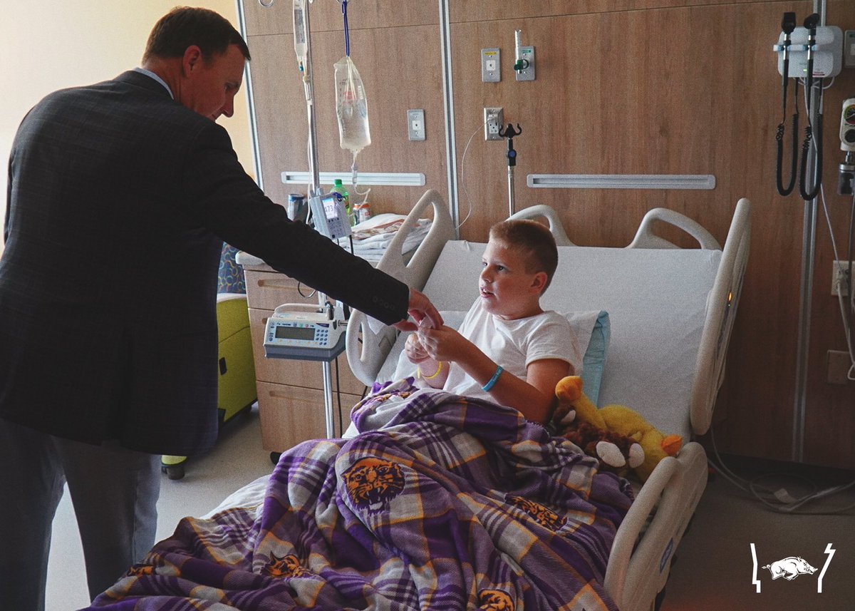 coachchadmorris's tweet photo. Always a pleasure spending time with our guys @archildrens NW.  Seeing the smiles on their faces after talking to these kids drives home that it’s about more than football.  #WPS https://t.co/M1IbpNZ8Gz