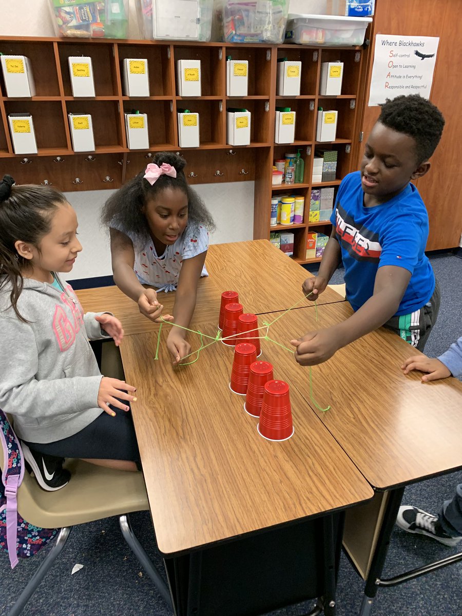 ABerryNesbett's tweet photo. Team building...what did you discover about working with a team? “To appreciate each other’s thoughts and ideas, more minds working together are better than one, we have the opportunity to have the joy of success”. Wow, they impressed me! #boydblackhawks #allenisd https://t.co/r9lNRnjExn