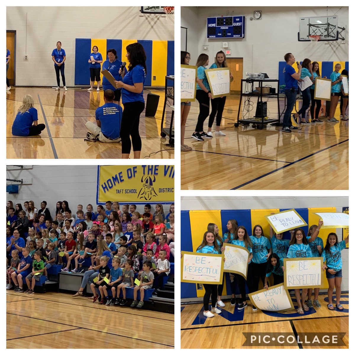 JJCALABRESE's tweet photo. Fantastic PBIS kickoff to end our first week at school!!!  It was awesome to see our staff put together such a wonderful program.  I was fortunate enough to get the “Bathroom Station” which was interesting to say the least.  #VikingsLearn https://t.co/cZsUrUXjB7