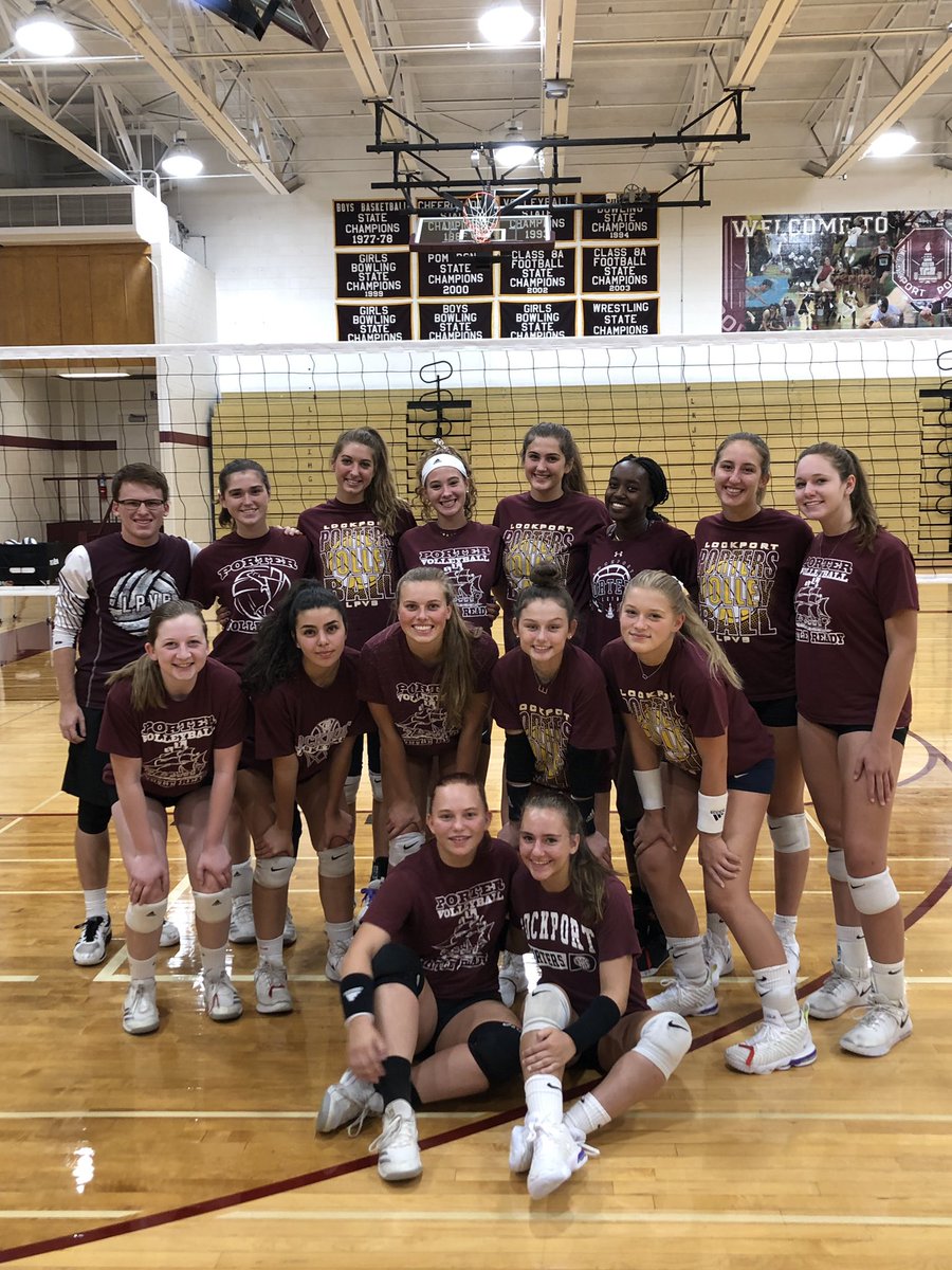 LPVB wearing Maroon in the East Gym for our first Friday practice today to show our Porter Pride. Great first week back at school and in the gym to start the 2019-2020 school year!! <a href="/DrJohnGreenan/">John Greenan</a>