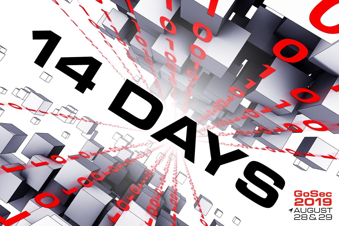 GoSec in 2 weeks !!! - hubs.ly/H0kgt5m0