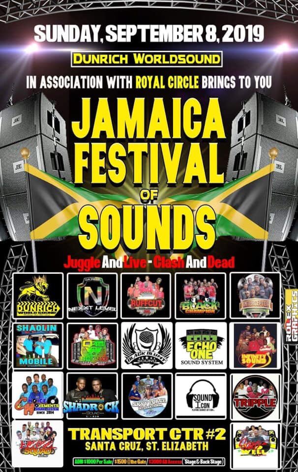 stbessgirl's tweet photo. #Dunrich Anniversary thing! At least 10 big sound inna Santa Transport Centre including #BlackChampion https://t.co/FJLMPhudOl