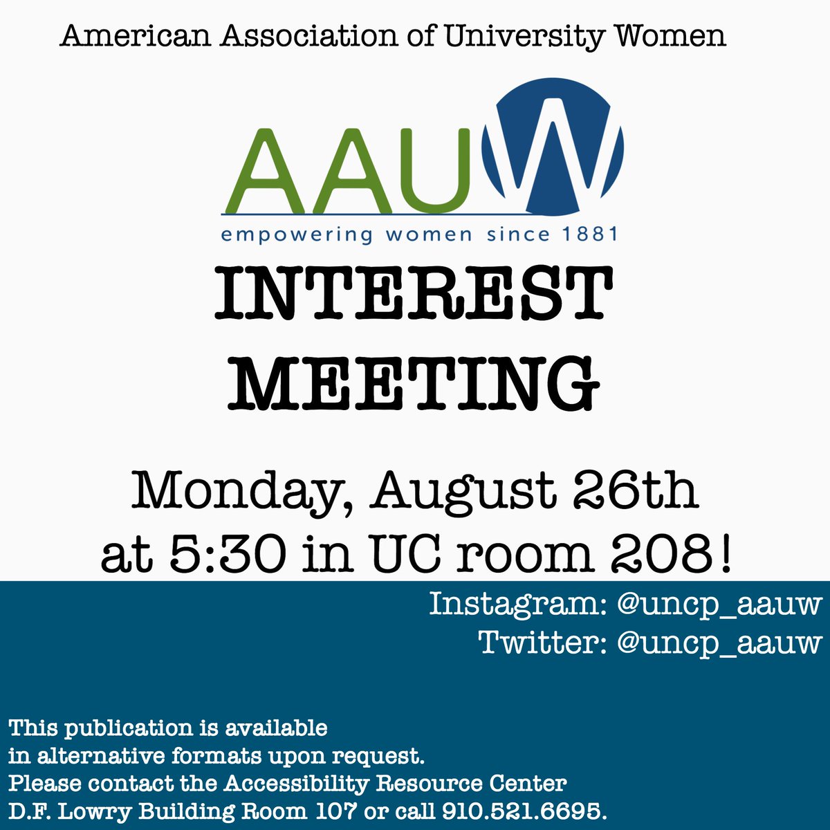 🚨 INTEREST MEETING! 🚨