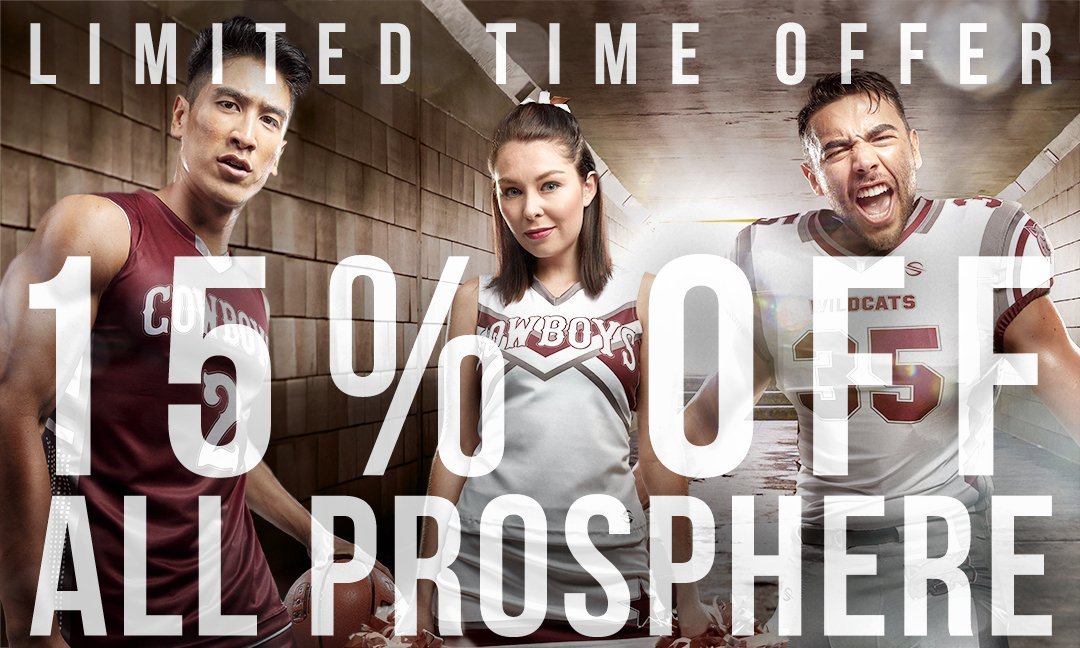 ProSphereSports's tweet image. Right now all ProSphere products are 15% OFF through September 30th. Visit bit.ly/33kSl5m to place your orders and use promo code 15OFFPS at checkout!🏀🏈
⁠
#TeamworkAthleticApparel #Football #TeamSports
