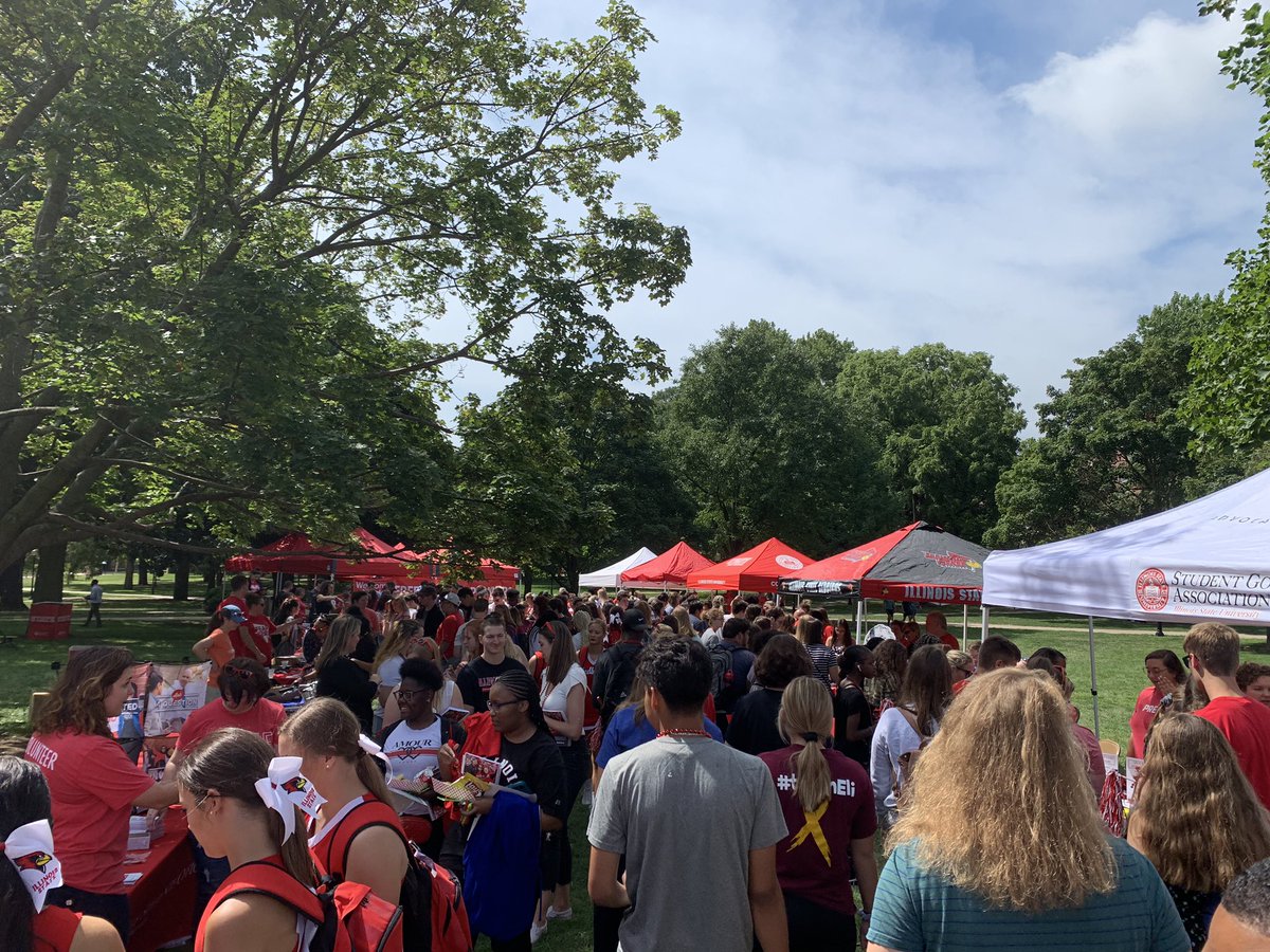 Redbird_Life's tweet photo. We had such a good time meeting everyone at the ISU Spirit Picnic today. Thank you to everyone who came out and told us What it Means to be a Redbird! #YourRedbirdLife #RedbirdWelcome #RedbirdCommunity https://t.co/0ivfEsXDCX