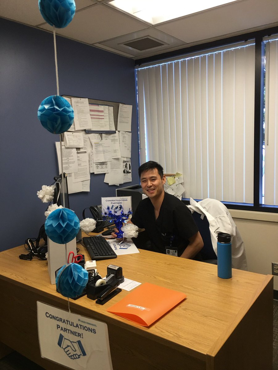 marksongmd's tweet photo. Congratulations to Dr Andrew Choung (FM) - our newest SCPMG partner at South Bay! 
#happypartnerday #gardenamob
@KPSouthBay @PermanenteDocs @UyiB_MD @BarbaraCarnesMD @pusavat https://t.co/FWCMWqUINy