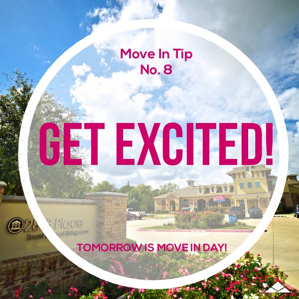 2818Place's tweet photo. TOMORROW is the DAY! Are you ready? Be sure to look back at our move in tips to get your move in check list ready. For any questions regarding tomorrow, please contact our staff for further information. https://t.co/20rkYrj3Oh