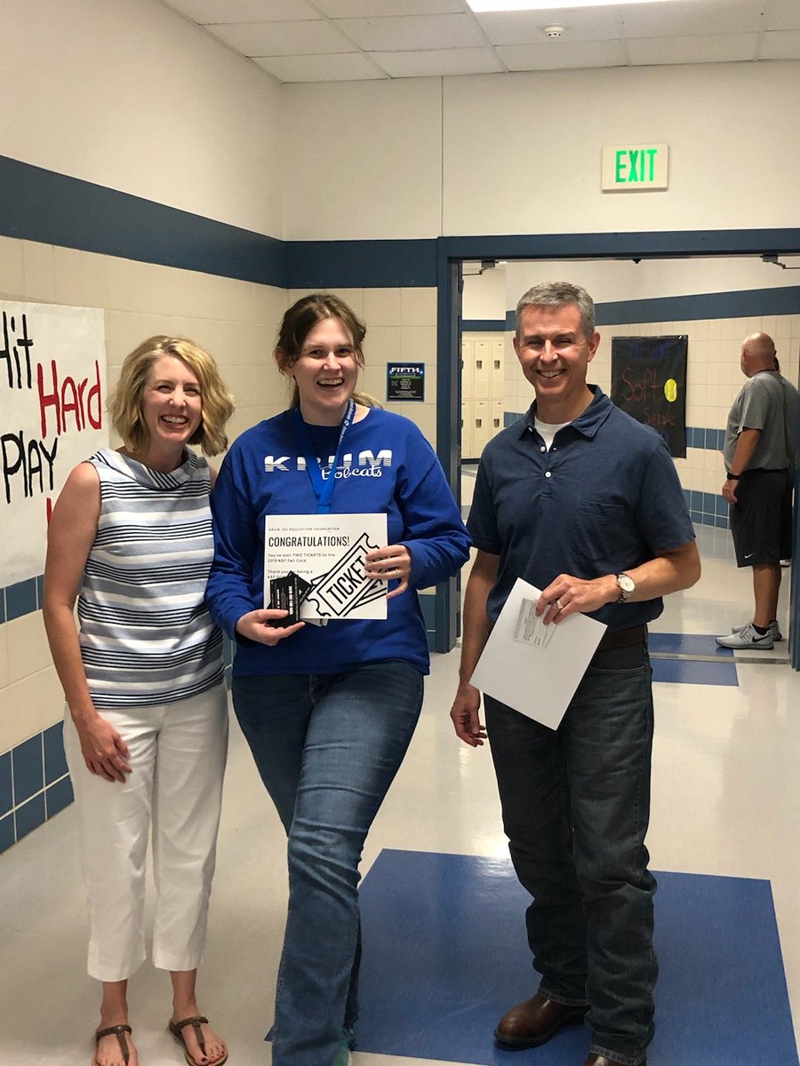 KrumISDEF's tweet photo. Congratulations, Mary Ford at Krum High School - another of our KEF Fall Gala ticket raffle winners! Thank you for being a KEF Donor! https://t.co/MMQT0ejsLO