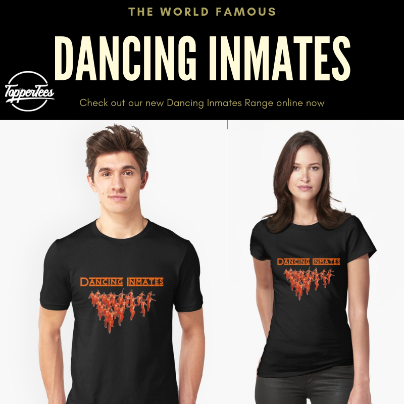 TopperTees's tweet photo. Check out the latest #DancingInmate inspired #Tees from the #HappyJail of #CPDRC. This jail is showing now on #Netflix 
Get 15% #discount now with #redbubble #code RBC-B152C7B8E8
Shop Here - https://t.co/DYpsg7HokU https://t.co/s7JcUgwdXC