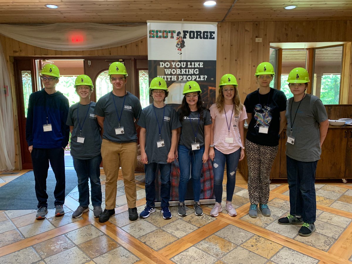 HigherOrbits's tweet photo. #FlashbackFriday is also #ForgingFriday with a look back at #GoForLaunch Spring Grove in partnership with @ScotForge in July. The students had a blast touring the plant and learning more about the forging process. #SpaceInspires #STEM #FBF https://t.co/s2jnbUsEU5