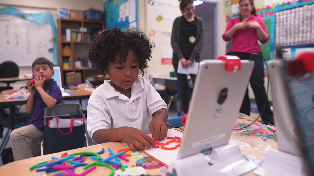 PlayOsmo's tweet photo. Inspired by both #Frobel and #Montessori, we were able to combine traditional educational manipultives with the digital realm to create the #LittleGeniusKit. Learn more about the #story and #science behind the Little Genius Starter Kit: https://t.co/zsogiVTOJI 
💜💚❤️🧡💙 https://t.co/7wrlF2axDZ