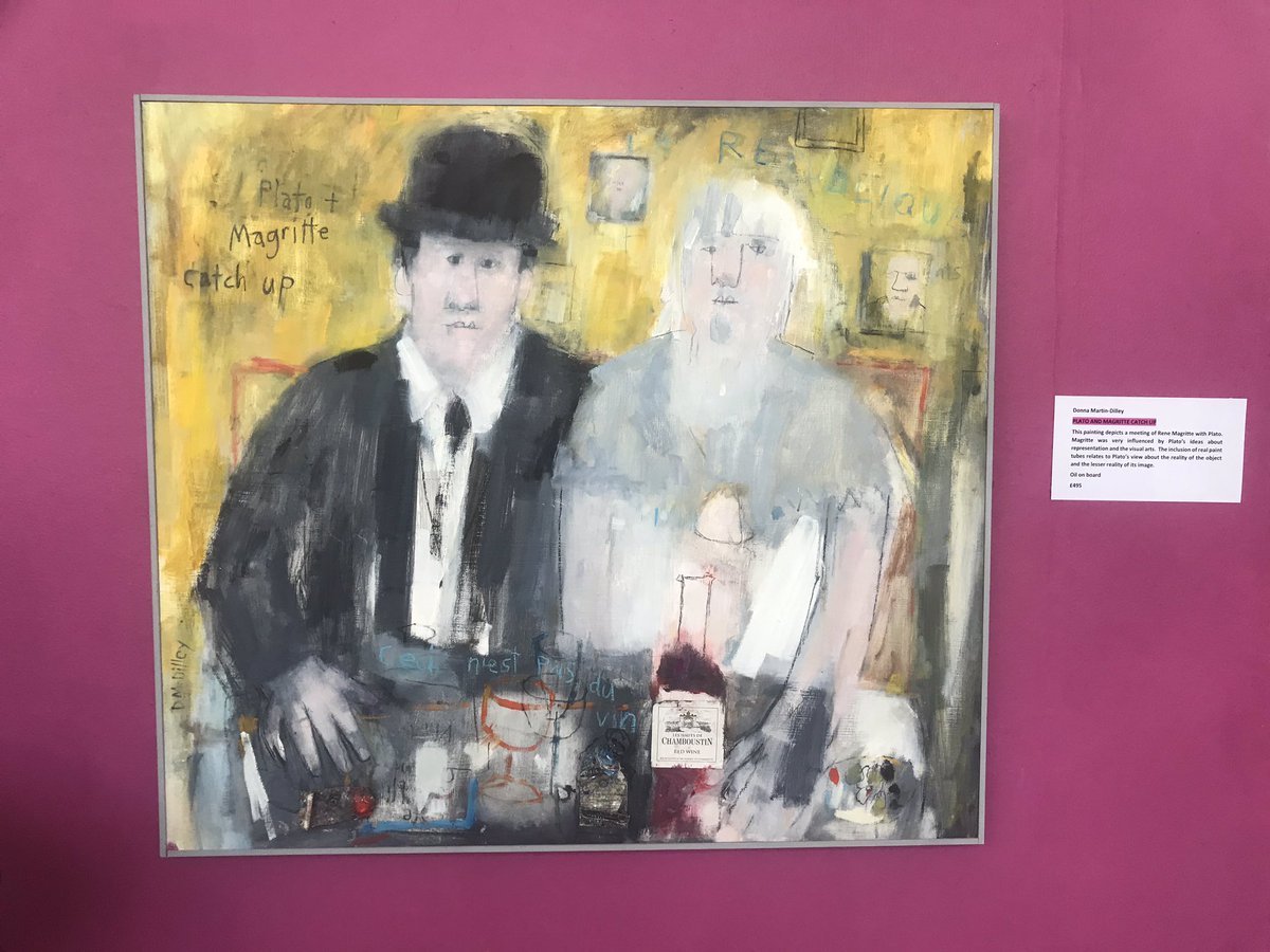 AlikiVarvogli's tweet image. Blown away by the brilliance of the art on display. Proud to belong to the same institution as these artists @dundeeuni @DJCAD @HumanitiesUoD #djcadmastersshow