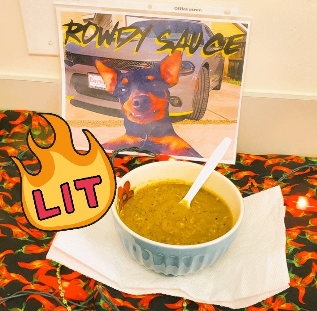 gagemaker's tweet photo. Whew! Where's the milk?🥵 That was a spicy time! Our 2nd annual salsa competition was on fire.🔥🌶️ Three very close competitions saw Raul take home best presentation, Hugo won spiciest, and Seantae represented the sales team with the tastiest. Real winners: everyone's tastebuds! https://t.co/ueIq8ZH4K4