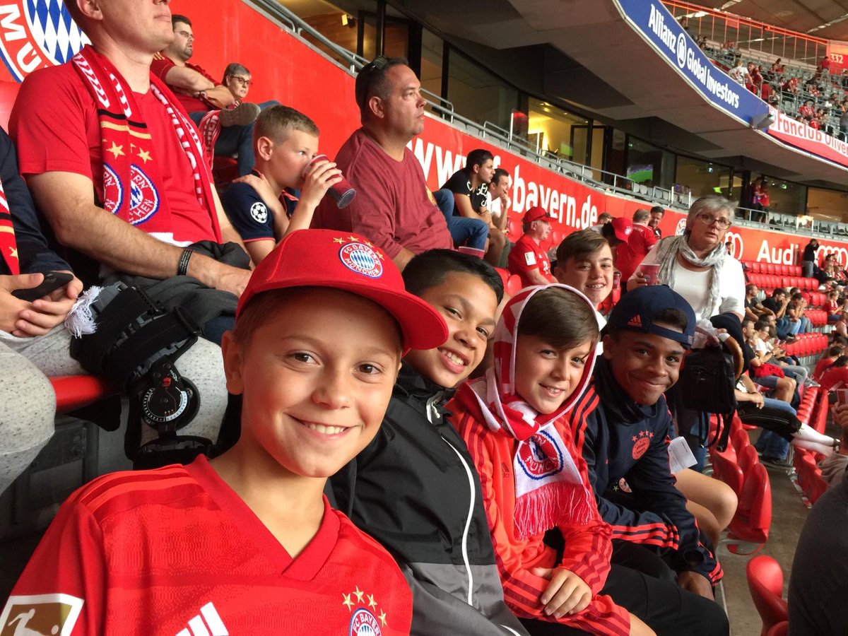 Not the result we wanted, but what an experience for our players at the @fcbayern Summer Tour!!

Being at the Allianz Arena for the season opener at @bundesliga_en !!

#globalpremiersoccer #globalpremiersummer <a href="/FCBayern/">FC Bayern München</a>US
