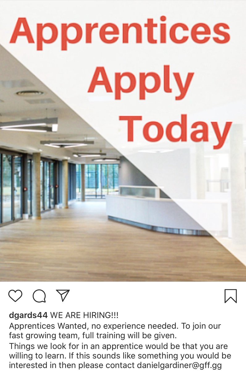 GFFBHLTD's tweet photo. WE ARE HIRING!! If anyone is interested or knows someone who would like to learn the art of fitting and be trained whilst being paid then please do get in touch! No experience required. https://t.co/KdYiHfaMZs