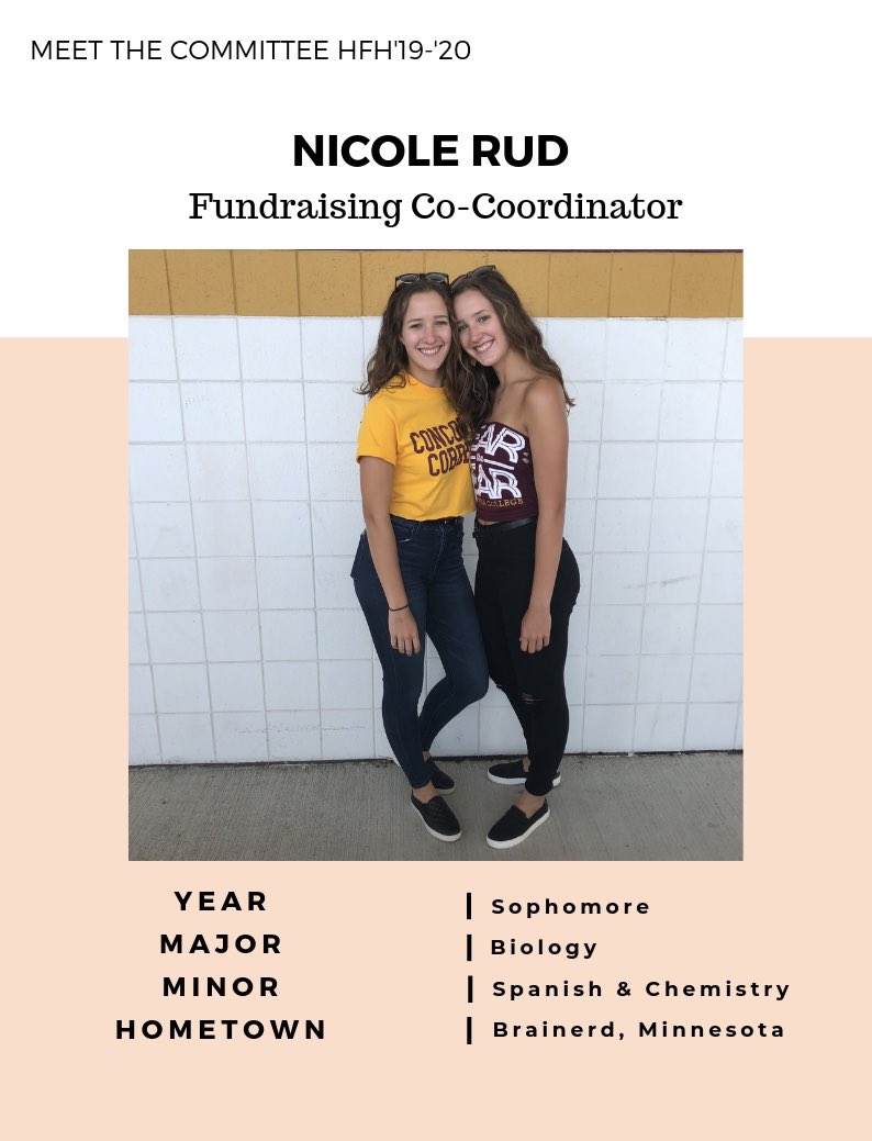 “My favorite part of Habitat for Humanity is all the great people I have met because of it. My favorite place to escape to is my cabin in Canada because it is very peaceful and a very beautiful place. Something fun about me is that I am a triplet.”