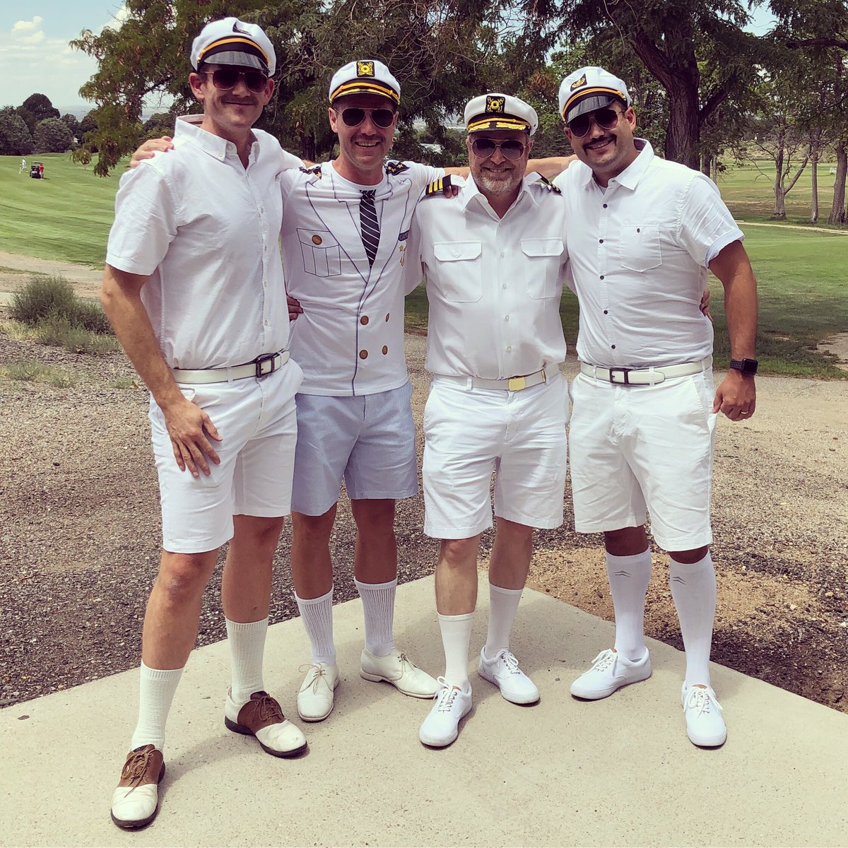 NMASLA's tweet image. Landscape Architects who golf. And when they do, they put on a cute crisp outfit #nmasla #golfbabes #golf #mensfashion #meninwhite #whitesocksfetish #sailors #landscapearchitects #landscapearchitectswhodrink #albuquerque #nmtrue #wearealbuquerque #dudes