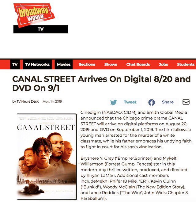 STOP SCROLLING!! We have news!! <a href="/canalstmovie/">Canal Street Movie</a> will be available on digital platforms August 20th and out on #DVD September 1st! Click the link in our bio for the full article and trailer!