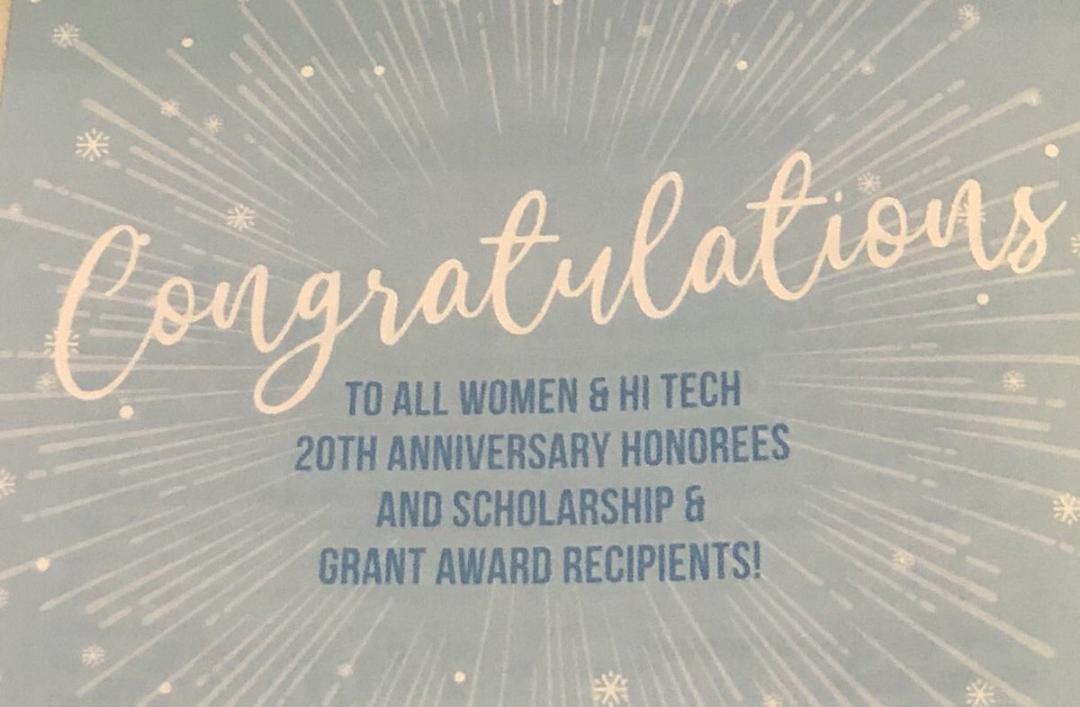 WomenandHiTech's tweet photo. What an incredible night of Celebrating our Past and Investing in Our Future! Want to get involved? Visit our website at https://t.co/AVcz0oapLA! #WomenInSTEM #WHT20For20 https://t.co/nWHnHwAKks