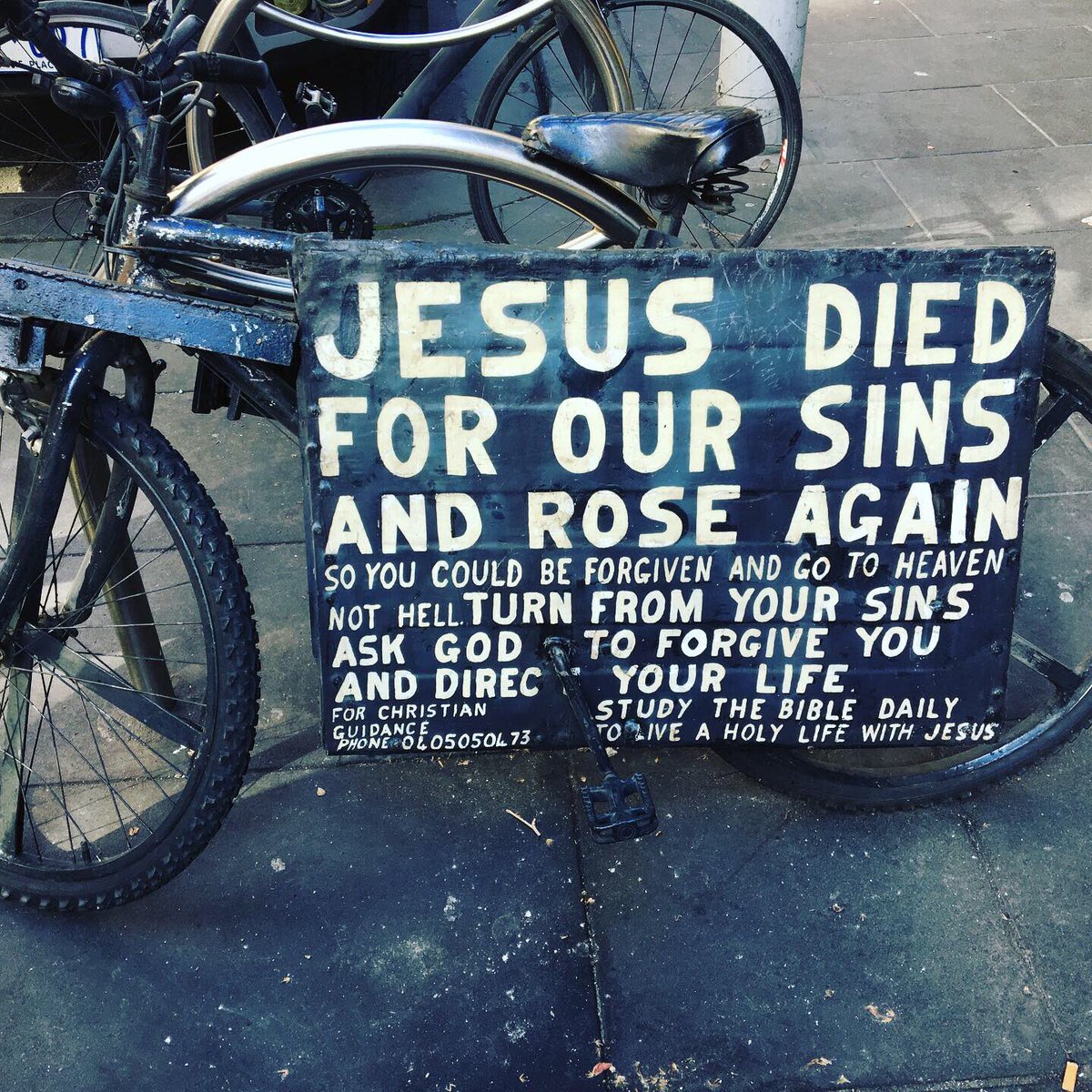 Selfish Jesus Bikes tweet media
