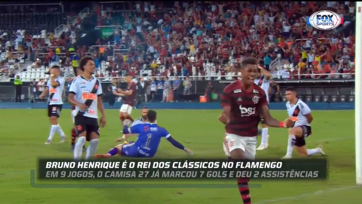 futebolnomundo's tweet photo. Eugênio Leal: "O Bruno Henrique do Flamengo é melhor do que o de 2017".
#RAIOFOX https://t.co/14iK9tbDhd