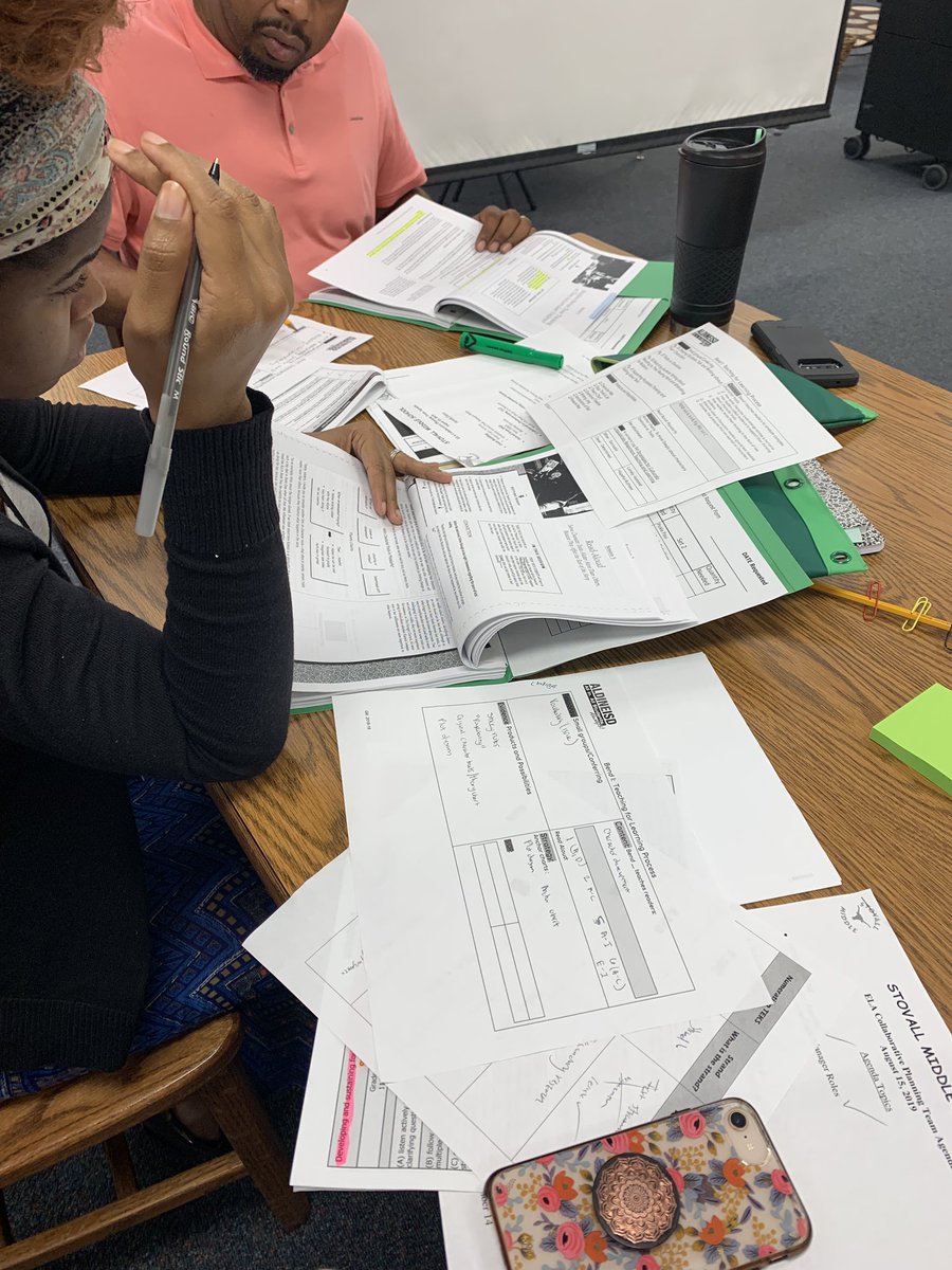 StovallELA's tweet photo. Planning. Team Building. ELA. #WeareAldineELA @StovallSteers @MrSuperPowers_ @IvetteG90 @QuasakayL @JacquelynKiner @AldineISD https://t.co/claqOgCkuK