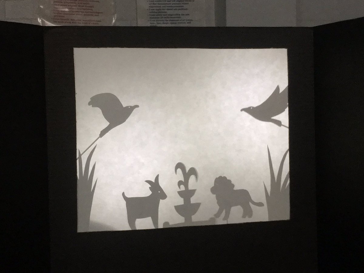 Wow! Great start of a school year: Shadow Puppetry to promote collaboration and strengthen problem solving skills. Ss connecting &amp; having fun performing <a href="/DanielBarash/">Shadowpuppetworkshop</a> inspired Aesop’s Tale  <a href="/KSArtsEducation/">KSAAE</a> #teamwork #artsintegration #collaboration #FirstDayOfSchool