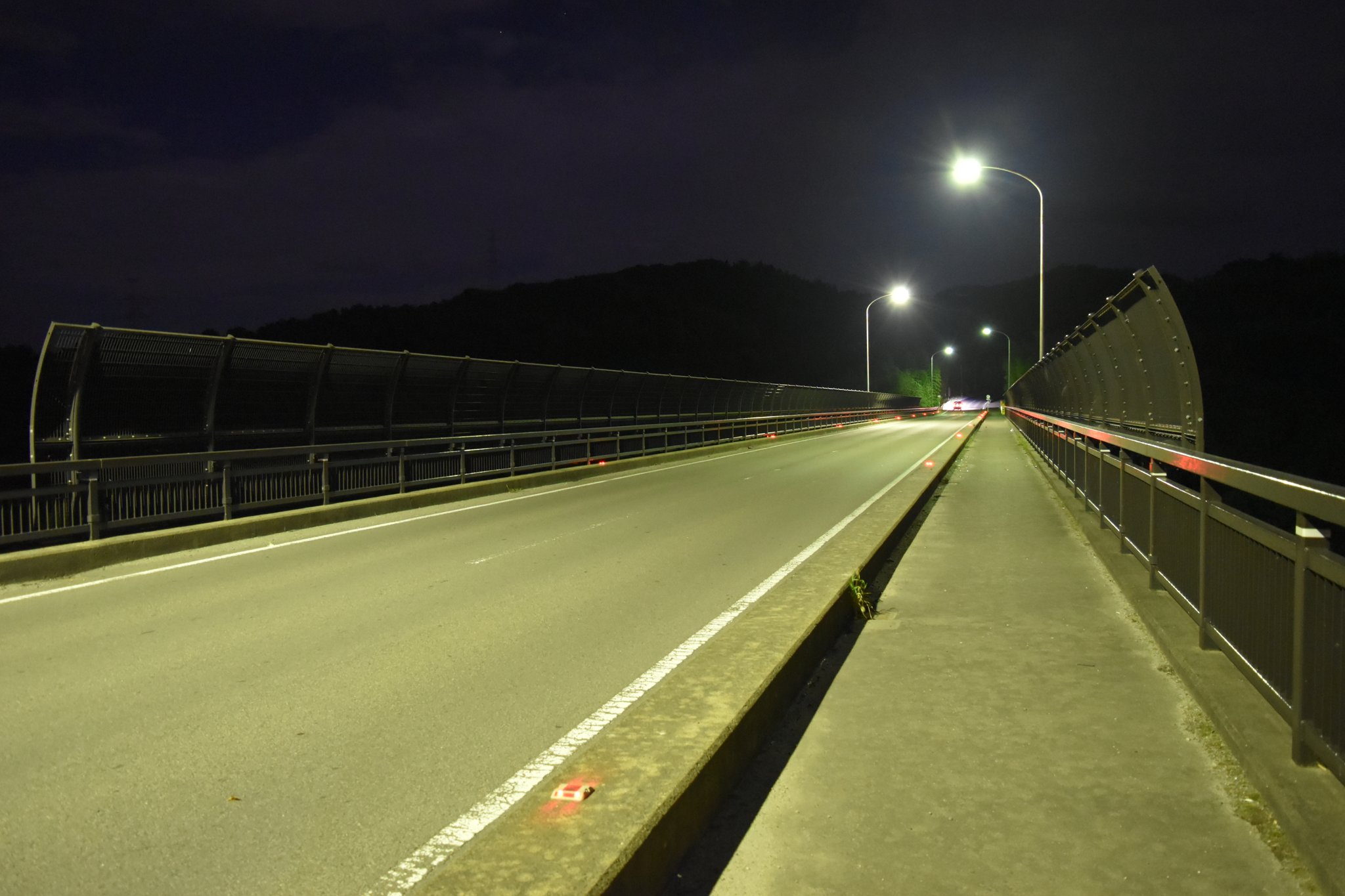 かわうそ 福島心霊スポットツアー 福島市 上蓬莱橋 県内でも有名な自殺の名所 自殺者が跡を絶たないため防止用の柵が10年前に設置されている 現在も数人は飛び降りているとか こちらも雪割橋同様 昼は紅葉スポットだが夜は心霊スポットに