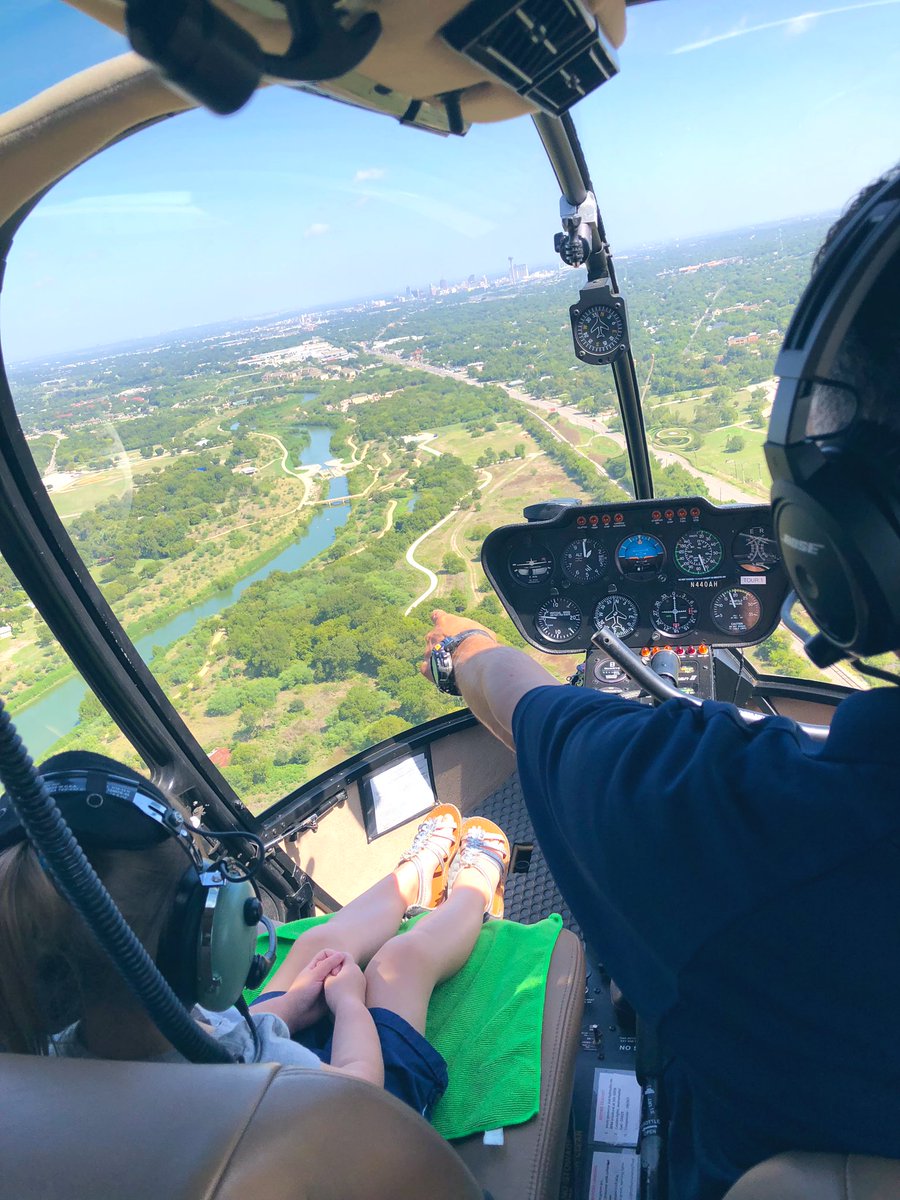 Back to school sale this weekend! $25 helicopter rides 10-5 Saturday &amp; Sunday 8/17th and 18th 8535 Mission rd suite 104 <a href="/VisitSanAntonio/">Visit San Antonio</a> <a href="/PuroSanAntonio/">Puro San Antonio</a> @downtownsatx @southsachamber #helicopter-rides
