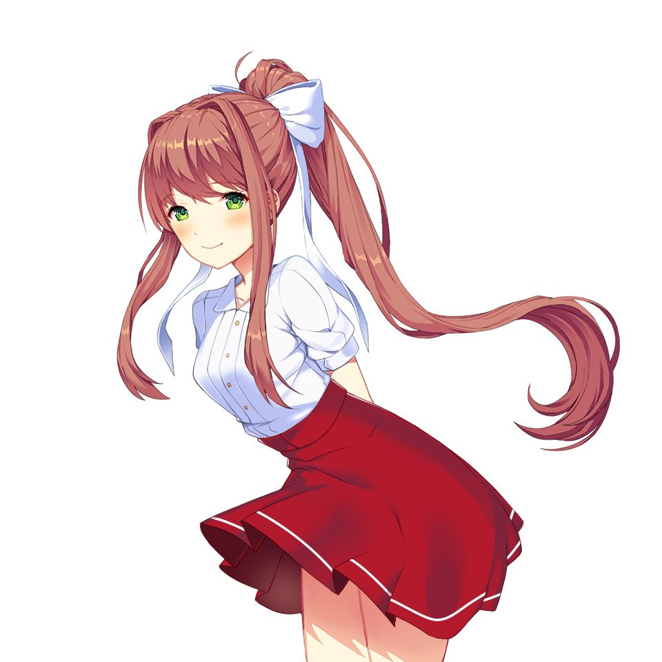 "I called it as usual. Now you two should finally get together."

Monika!!!