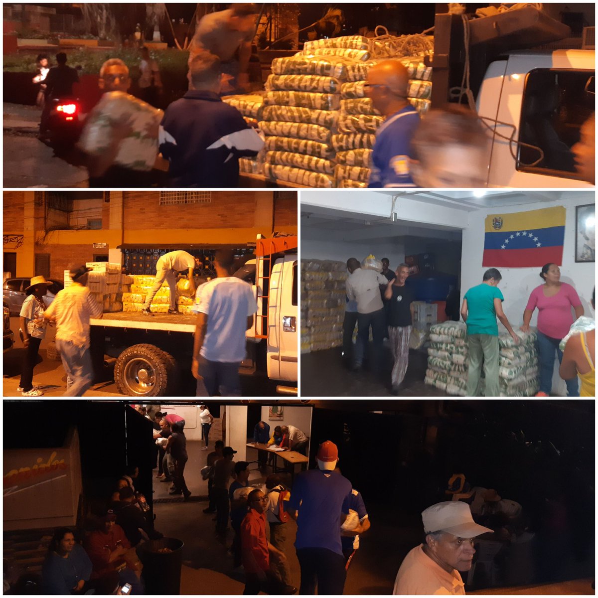 #En Vivo Distribuyendo En la Parroquia SAN JOSÈ - Ccs Más de 8 Toneladas de Alimentos (Viveres) a 2500 Familias, a través de los .<a href="/SANJOSE_CLAP/">PARROQUIA SAN JOSÈ</a> En Medio del del Bloqueo impuesto por el Imperio de Trump, .<a href="/NicolasMaduro/">Nicolás Maduro</a> le Cumple que su Pueblo #NoMoreTrump .<a href="/PARTIDOPSUVCCS/">CARACASPSUV</a>