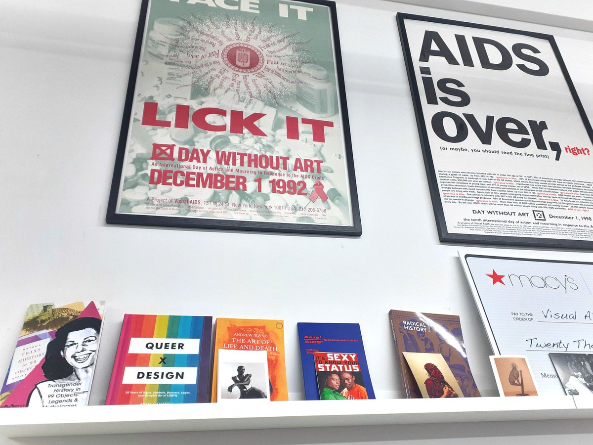 BDLpub's tweet photo. #QueerXDesign has found a cozy, new home at the @Visual_AIDS office. We're so happy you loved the book! @AndyCampy https://t.co/No0R6jHKBO
