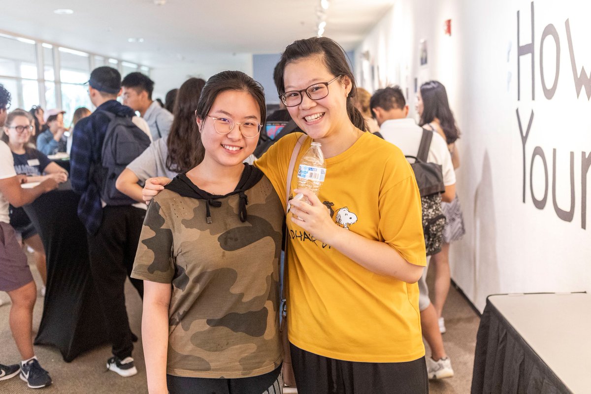 UNC's tweet photo. Few things help you feel more at home than new friends and great food! Thanks to @THB_UNC for today's wonderful International Student Meet &amp; Greet 💙

#UNCWOW2019 | #UNCwelcomehome | #UNC23 https://t.co/MWV1XGTyo7
