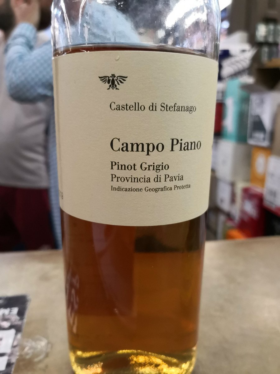 New arrival #campopiano pinot grigio #orangewine. Beautifully tangy and very affordable