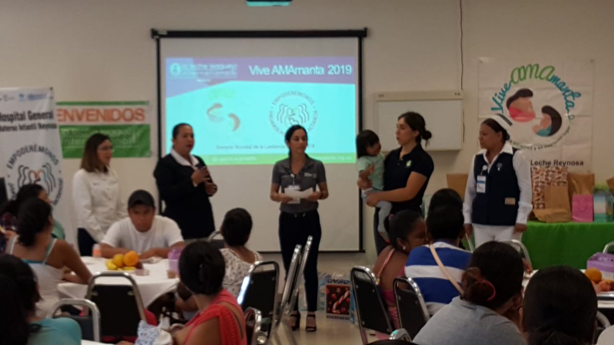 LLLReynosa's tweet photo. Babyshower másivo para madres derechohabientes del Hospital Materno Infantil #Reynosa Mes de la #LactanciaMaterna #SMLM2019 #wbw2019 #waba #lllmx #lll #lalecheleague #empoderémonos https://t.co/DBsxOXArSX