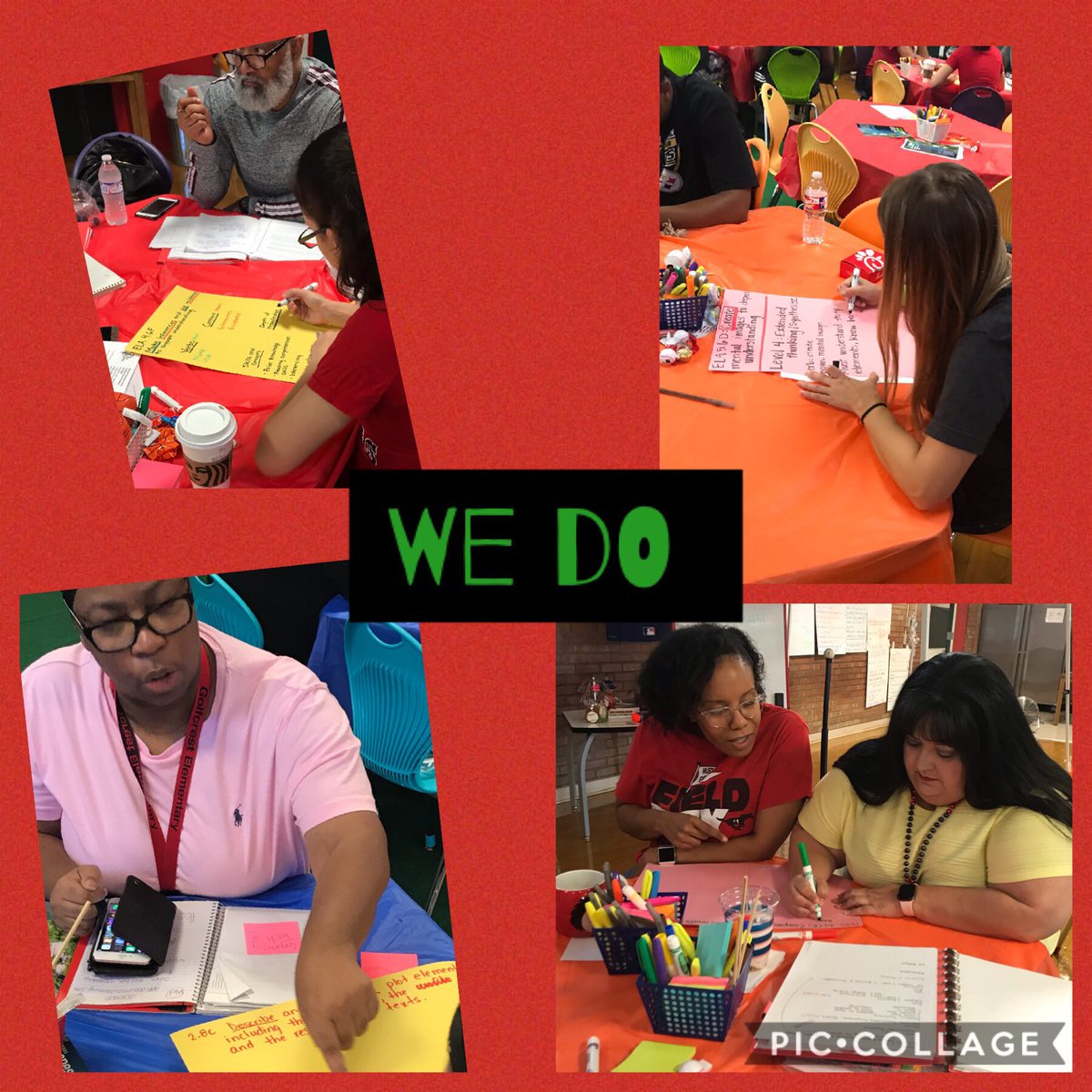Finkle4's tweet photo. Our Golfcrest Mustangs were in the work all day long!!! Unpacking TEKS and planning for our little Mustangs!! Great job today - EVERYONE!!! @NicoleMooreHisd @Erwin_Garcia_ @SouthArea_HISD https://t.co/Pmb6jaA5D4