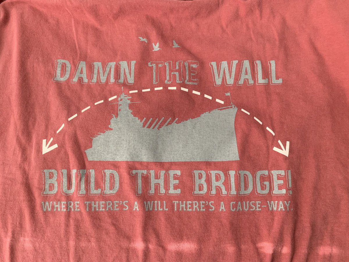 WXpebarlow's tweet photo. My new favorite t-shirt I bought today 😂 #mobwx #MobileBridge https://t.co/H6PVCNBEIW