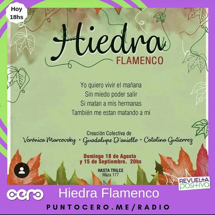 TuRevuelta's tweet photo. También la bailaora #VeronicaMarcovsky  que presenta #HiedraFlamenco en @HastaTrilce, este domingo 18 de agosto. https://t.co/YLuWRCpS5q